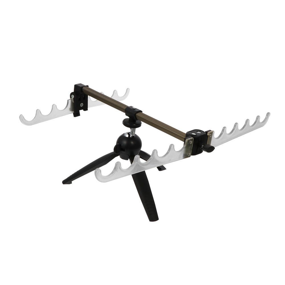 Anneome Multi-Function Fishing Rod Holder Adjustable Folding Stand for and Spring Fishing Multiple Rod Slots for Bank and Lake Use
