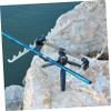 Anneome Multi-Function Fishing Rod Holder Adjustable Folding Stand for and Spring Fishing Multiple Rod Slots for Bank and Lake Use view 3