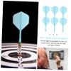 Anneome 10pcs Dart Tail Leaf Pole Flights Tails Replaceable Fins Supplies Smooth Edges Wings DIY Accessories view 2