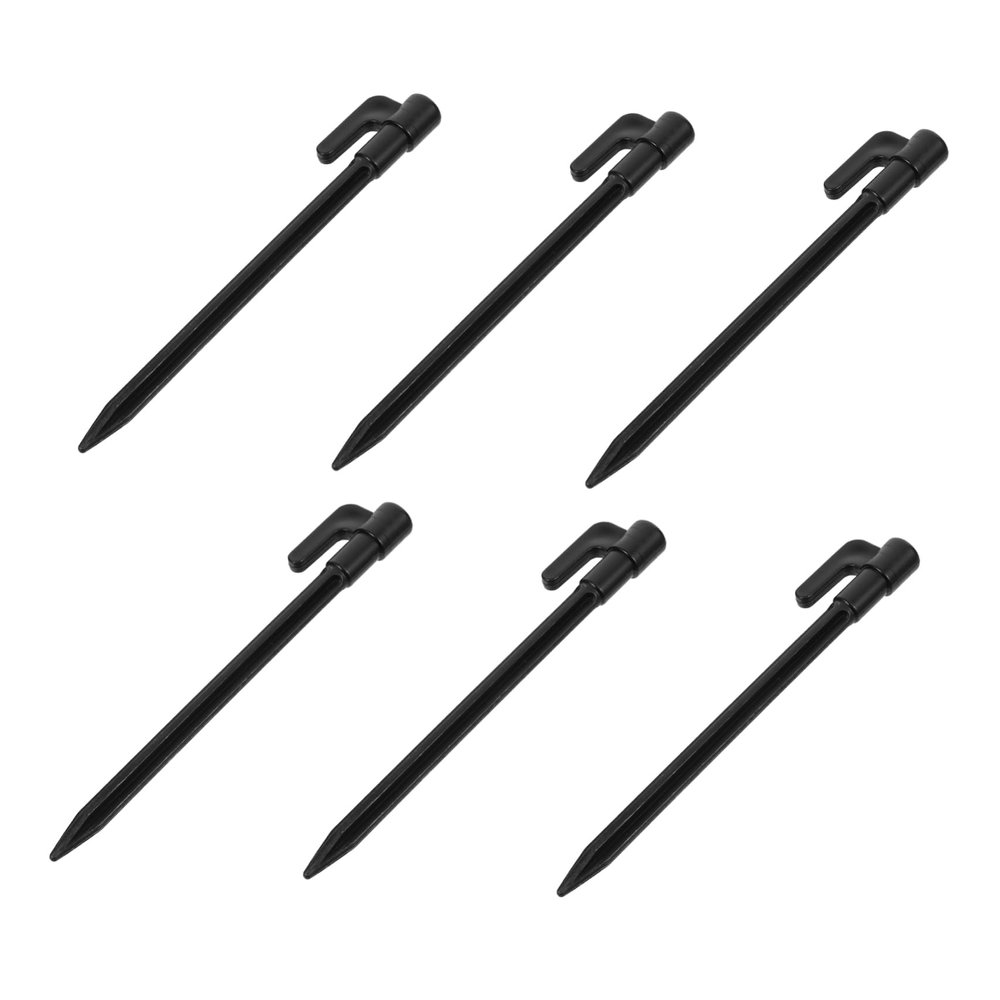 Anneome 50pcs Plastic Tent Pegs Durable Ground Nails for Camping Outdoor Use and Beach Tents Lightweight Compact Design for Easy Storage and Long-Lasting Performance