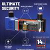 PENTAGON Bike U Lock - Patented Heavy Duty Anti Theft Bicycle ULock - Ultra Lightweight Sold Secure Gold Bike Security D Lock with Keys for Bikes Electric Bikes and Scooters (4.72/8.66 in) view 2