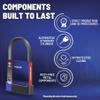 PENTAGON Bike U Lock - Patented Heavy Duty Anti Theft Bicycle ULock - Ultra Lightweight Sold Secure Gold Bike Security D Lock with Keys for Bikes Electric Bikes and Scooters (4.72/8.66 in) view 3