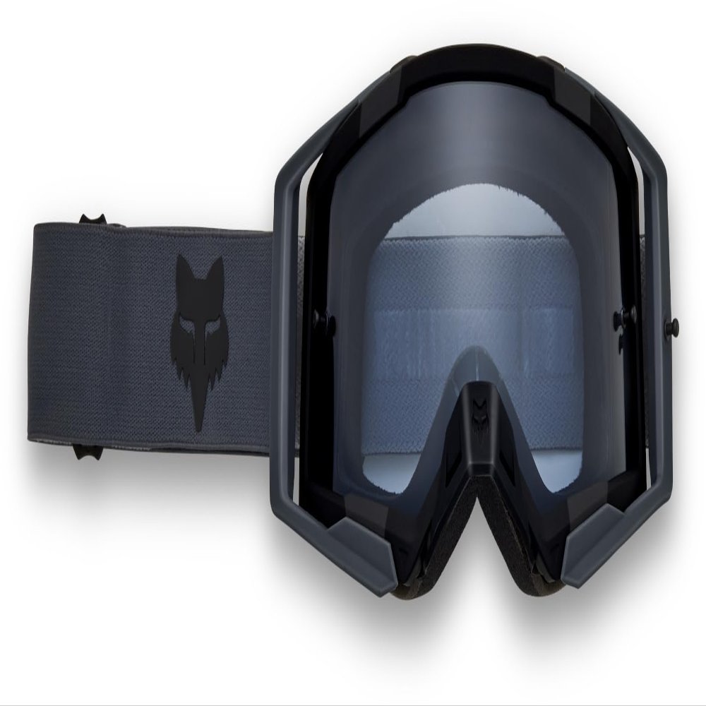 Fox Racing Unisex Airspace Motocross Dirt Bike Goggle, Graphite, OS
