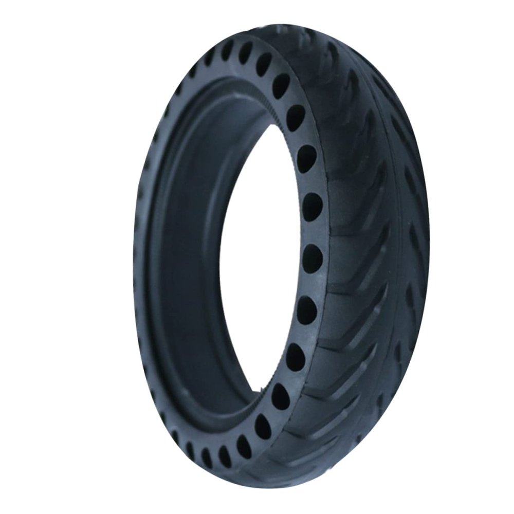 Milisten 1pc Electric Scooter Honeycomb Tires Non-pneumatic Shock-absorbent Rubber Tyre Suitable for Weather Conditions