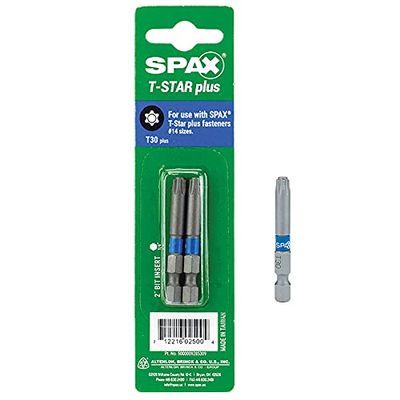 SPAX 2 in. L T-30 Drill and Driver Bit Steel 2 pk - Total Qty: 10