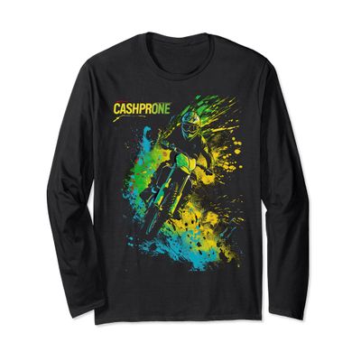 Crashpilot dirt bike colorful motocross bikes for boys Long Sleeve T-Shirt