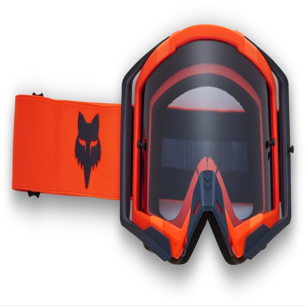 Fox Racing Unisex Airspace Motocross Dirt Bike Goggle, Fluorescent Orange, OS