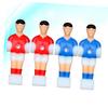 BRIGHTFUFU 4pc Replacement Men Players for 1.2m Foosball Table Tournament Style Soccer Player Rods for Table Football Machine Dolls view 2