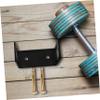 Heavy Duty Barbell Holder Vertical Wall Stand Barbell Rack for Home Gym Easy Install Space-saving Weight Bar Organizer Durable Material for Use view 4