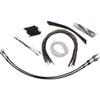 Fat Baggers Inc 109716-B EZ Install Handlebar Kit - Black Braided view 1