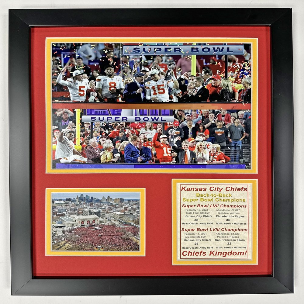 2023 LVIII Champions | Framed Photo Collages (12"x15", Back to Back Champs)