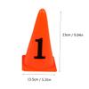 BCOATH 10pcs Sign Cones Football Obstacle Markers for Soccer Training Premium Pe Material Versatile Use Sports Parties and Events view 2