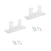 HANABASS 2pcs Wall-Mounted Baseball Bat Rack Durable Acrylic Display Holder for Softball and Hockey Sticks Space-Saving Design with Strong Stability view 1