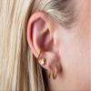 18GA F-136 Implant Grade Titanium 2mm Thick Hinged Round Hoop Earrings, Sold as a Pair (8mm Diameter, Silver Tone) view 4