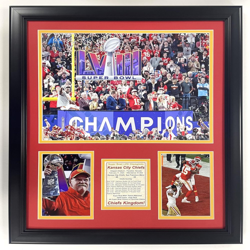 2023 LVIII Champions | Framed Photo Collages (18"x22", Podium)