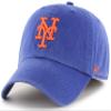47 MLB Team Color Primary Logo Franchise Fitted Baseball Hat Cap, Unisex Adult - New York Mets - Blue (Medium)