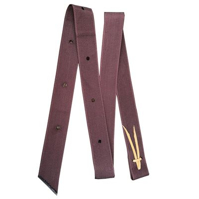 HILASON 2 in X 6 Ft Western Horse Premium Single Nylon Leather Cinch Strap Brown