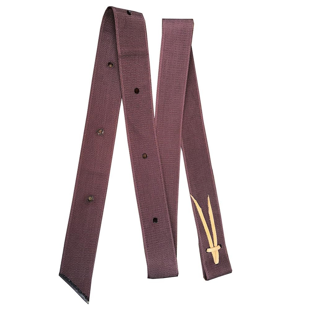 HILASON 2 in X 6 Ft Western Horse Premium Single Nylon Leather Cinch Strap Brown