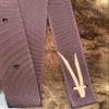 HILASON 2 in X 6 Ft Western Horse Premium Single Nylon Leather Cinch Strap Brown view 3