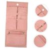 COLLBATH Portable Jewelry Organizer Case Travel Storage Bag for Earrings Necklaces and Rings Capacity Creative Design for Women and Travelers view 4
