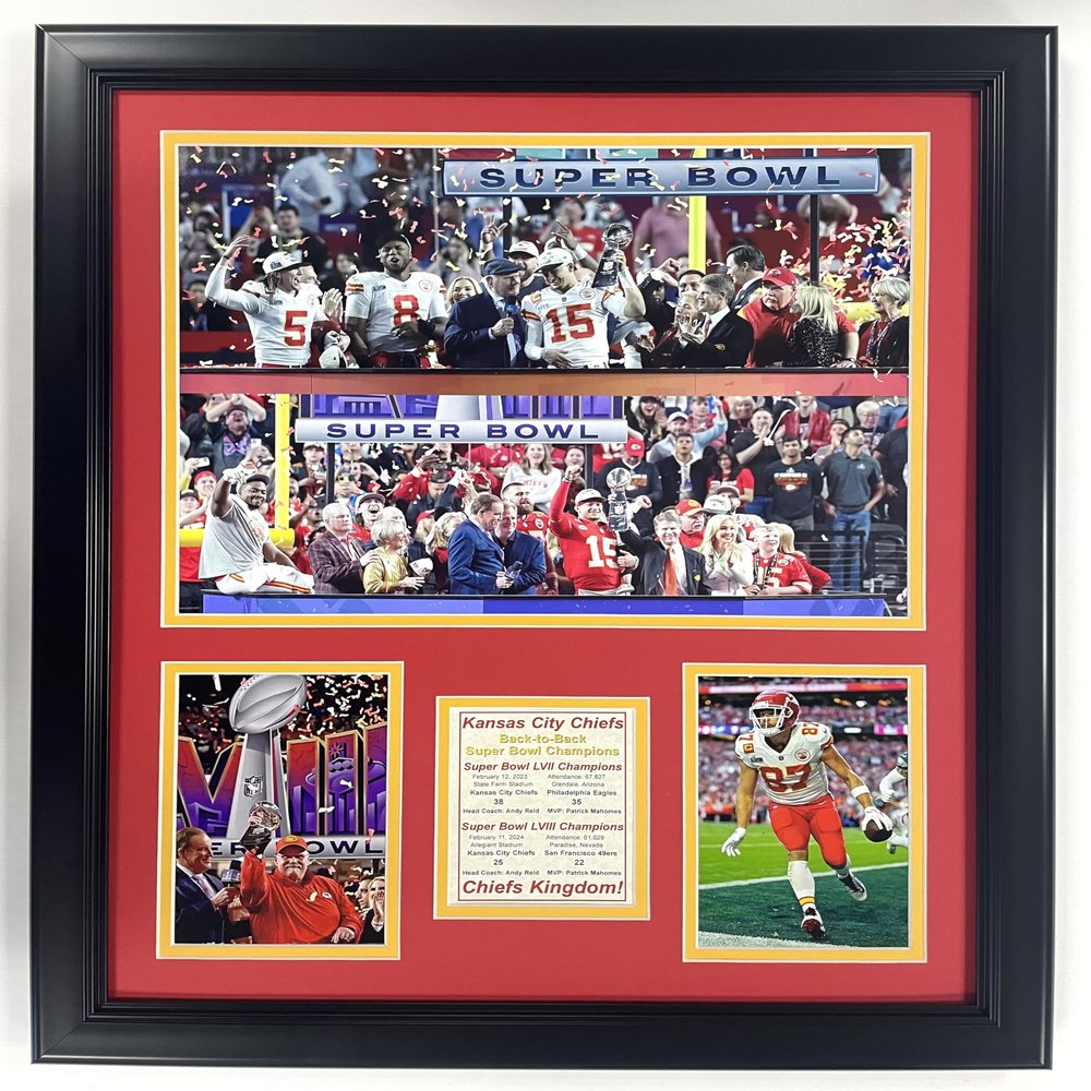 2023 LVIII Champions | Framed Photo Collages (18"x22", Back to Back Champs)