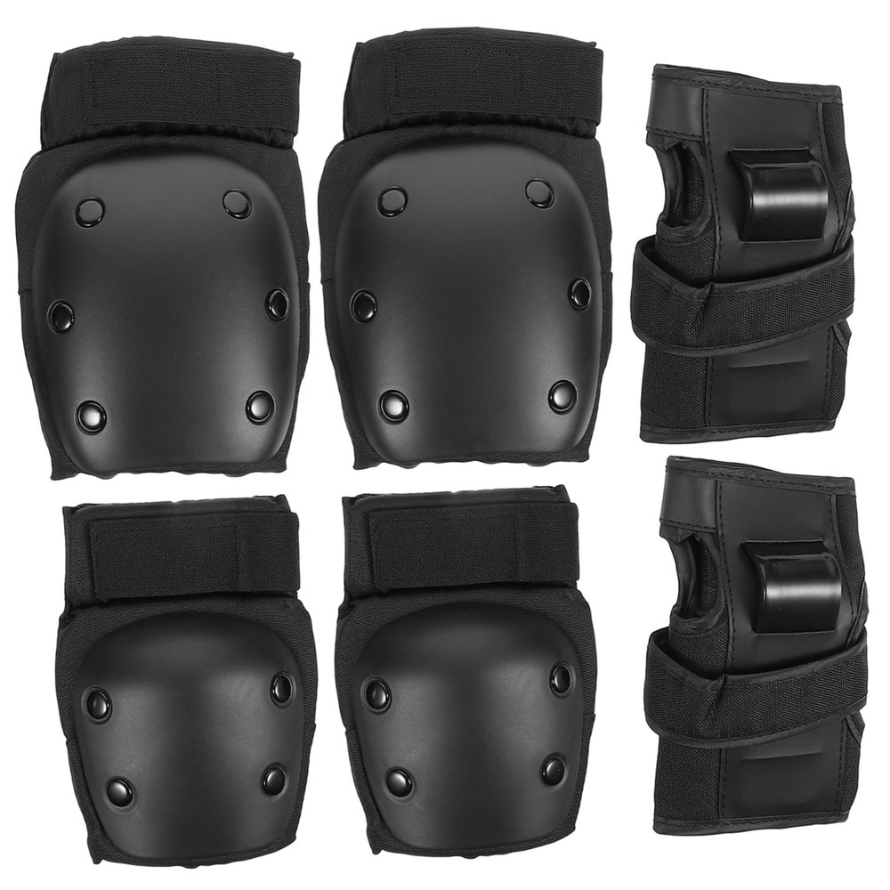 BIUDECO 6pcs Sports Protective Gear Set for Boys and Girls Elbow Pads and Hand for Roller Skating Skateboarding and Activities