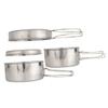 KOMBIUDA Stainless Steel Camping Cookware Lightweight Bowl Multi-Function Outdoor Cooking Utensils for Camping Hiking Picnic Barbecue view 1