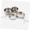 KOMBIUDA Stainless Steel Camping Cookware Lightweight Bowl Multi-Function Outdoor Cooking Utensils for Camping Hiking Picnic Barbecue view 2