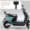 Anneome Bicycle Backrest Seats Practical Backrest Creative Back Cushion Safety Rear Rest Cushion for Cycling Electric Tricycle Replacement Bike Rear Rest Asiento Bikes Wrist Back Pad Steel view 2