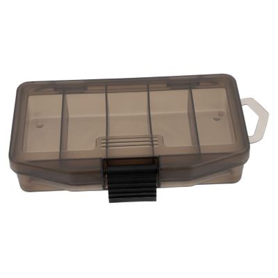 Anneome 2pcs Sturdy Fishing Lid Design Fish Tackle Storage Container for Lures Hooks Bait Outdoor Use