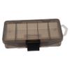 Anneome 2pcs Sturdy Fishing Lid Design Fish Tackle Storage Container for Lures Hooks Bait Outdoor Use