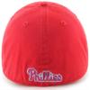 47 MLB Team Color Primary Logo Franchise Fitted Baseball Hat Cap, Unisex Adult - Philadephia Phillies - Red (Small) view 2