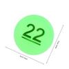 MERRYHAPY Game Balls 30pcs Numbered Raffle Balls Bingo Party Props 1-30 Printed for Events view 2