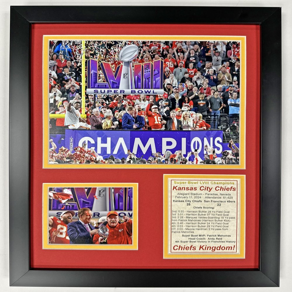 2023 LVIII Champions | Framed Photo Collages (12"x15", Podium)