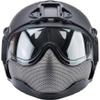 Evike Airsoft - WARQ Full Face Protection HeadPro System (Color: Black/Clear Lens) view 2