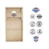 World Series of Cornhole Official Board Set - Professional Corn Hole Boards - Solid Wood 3/4" Baltic Birch Plywood - Handles/No Bounce - Pro Cornhole Boards - Hollis Surf Board view 4