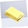Anneome 5pcs Emergency Survival Reflective Sleeping Blanket Foil Thermal Blanket for Outdoor Hiking Camping Golden Compact Portable view 3