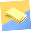 Anneome 5pcs Emergency Survival Reflective Sleeping Blanket Foil Thermal Blanket for Outdoor Hiking Camping Golden Compact Portable view 4