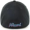 47 MLB Team Color Primary Logo Franchise Fitted Baseball Hat Cap, Unisex Adult - Miami Marlins - Black (Medium) view 2