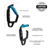 Notch Swinger Tool Carrier Dual-Action Swinging Gate with 1-inch Opening. WLL: 44 lb, Non-PPE (64350) view 4