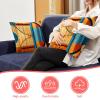 Decorative Pillow Covers,Throw Pillow Covers,Basketball Game Sport Pillow Covers 18x18 in,2-Pc view 3