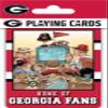 Masterpieces Adult Playing Cards - Georgia Bulldogs Fan Deck, 54 Card Custom Team Design view 1