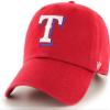 47 MLB Team Color Primary Logo Franchise Fitted Baseball Hat Cap, Unisex Adult - Texas Rangers - Red (Large) view 1