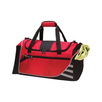 212 Main Sports Fitness Gym Duffel with Cooler for Unisex Red