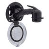 Ambassador Marine Recessed Shower- Black Cup with Stainless Steel Lid, Small Black Sprayer, 6' Stainless Steel Hose - 136-0048-KP-W view 1