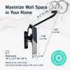 StoreYourBoard 2-Bike Swivel Rack  Wall Mounted Garage Bike Storage, Vertical Hanger with 120 Swing Design & Stopper, Space-Saving Indoor Wall Mount  Fits Kids Bikes, BMX & More  Deep Water view 2