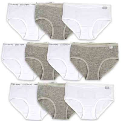 Amazon Exclusive Combed Cotton Blend Panties with unique prints and pack sizes, sizes 2/3t, 4, 6, 8 and 10