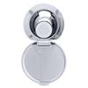 Ambassador Marine Recessed Shower- Chrome Cup & Lid, Small Chrome Sprayer (No Eyelet), 6' Black Rubber Hose - 136-0006-CP-W view 4