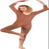 212 Main Girls Velvet Unitard Brown - Small 5-6 view 1