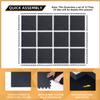 24 Pack, 96 SQFT - 24" x 24" - 1/2" Extra Thick Floor Exercise Mat for Home Gym or Floor Padding - High-Density EVA Interlocking Foam Floor Tiles for Gym Equipment, Play Area | Yoga, Cardio, Weights view 2